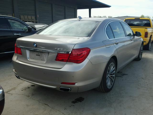 WBAKB8C52BC851949 - 2011 BMW 750LI SILVER photo 4