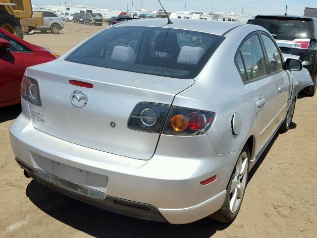 JM1BK323461539588 - 2006 MAZDA 3 S SILVER photo 4