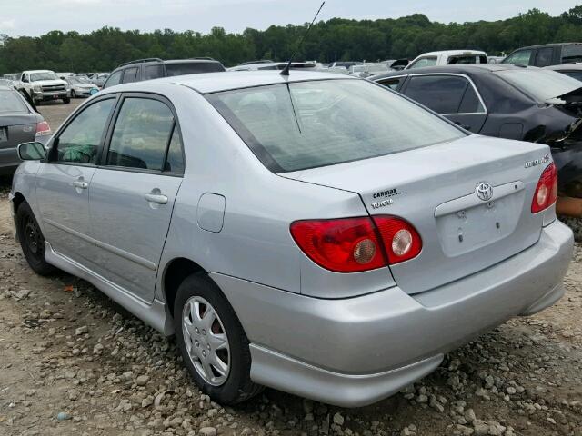 2T1BR32E18C892916 - 2008 TOYOTA COROLLA CE SILVER photo 3