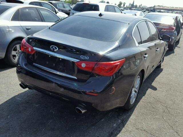 JN1BV7AP5FM356446 - 2015 INFINITI Q50 BASE BLACK photo 4