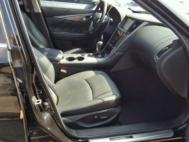 JN1BV7AP5FM356446 - 2015 INFINITI Q50 BASE Negro foto 5