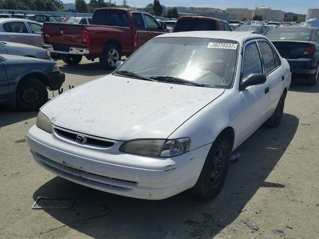 1NXBR12E9WZ070929 - 1998 TOYOTA COROLLA VE WHITE photo 2