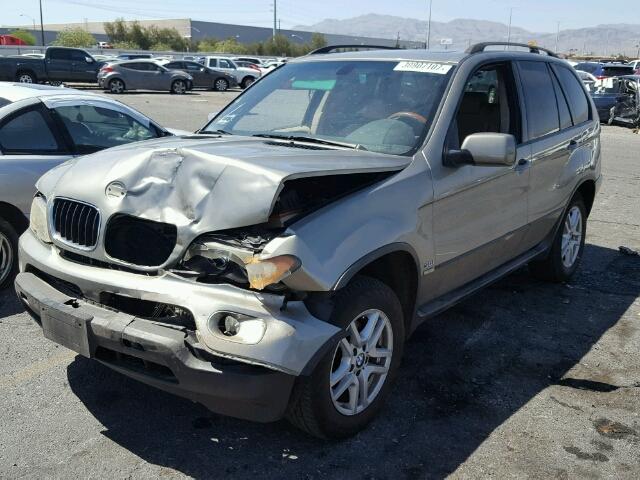 5UXFA13576LY26662 - 2006 BMW X5 3.0I GOLD photo 2