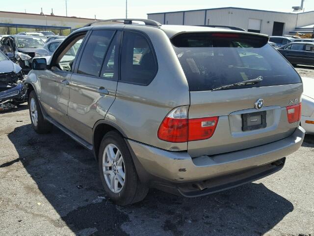 5UXFA13576LY26662 - 2006 BMW X5 3.0I GOLD photo 3