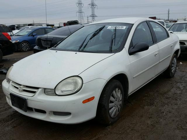 1B3ES26C32D602918 - 2002 DODGE NEON WHITE photo 2