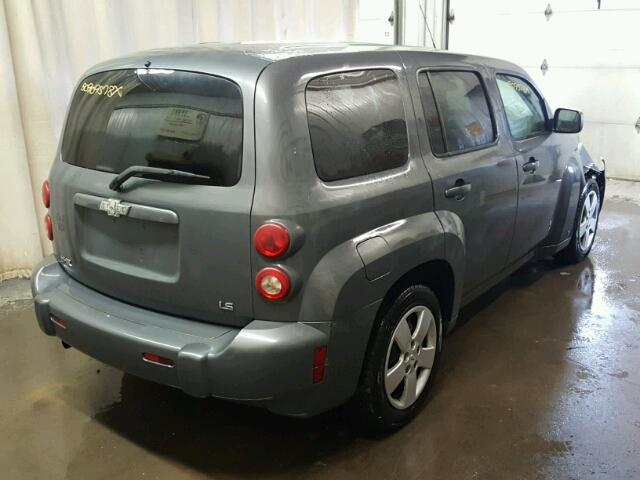 3GNDA13D68S643385 - 2008 CHEVROLET HHR LS GRAY photo 4