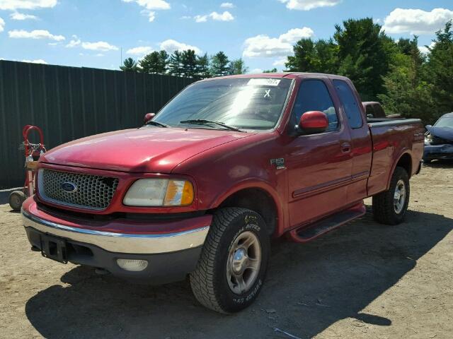 1FTRX18L8XNB01601 - 1999 FORD F150 BURGUNDY photo 2