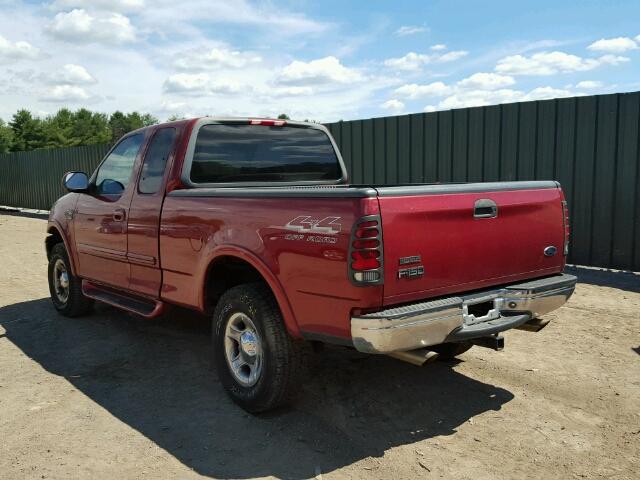 1FTRX18L8XNB01601 - 1999 FORD F150 BURGUNDY photo 3