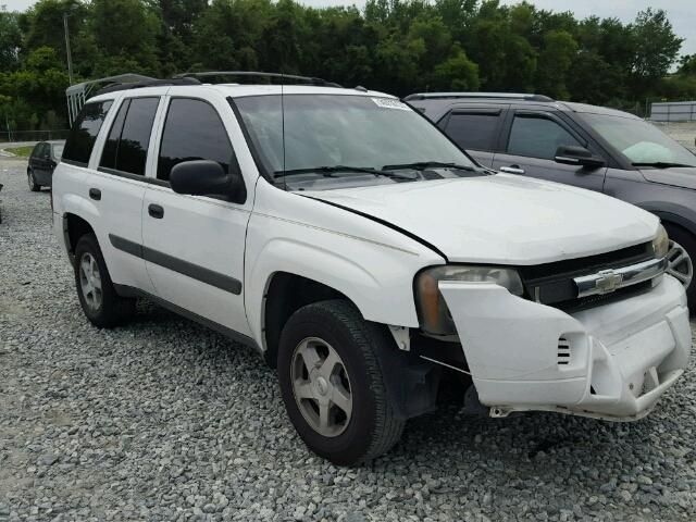 1GNDS13S152140303 - 2005 CHEVROLET TRAILBLAZE WHITE photo 1