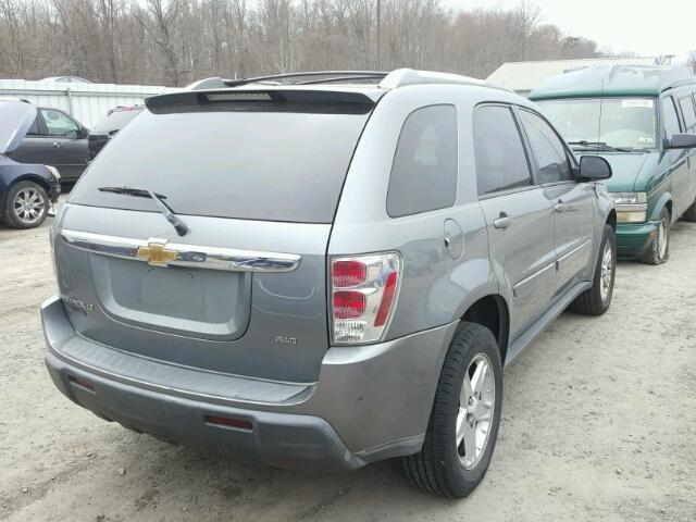 2CNDL73FX66043600 - 2006 CHEVROLET EQUINOX LT GRAY photo 4