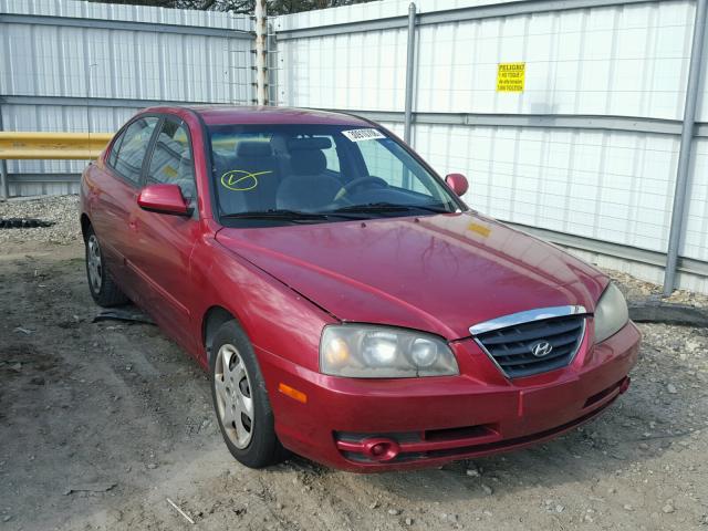 KMHDN46D95U111713 - 2005 HYUNDAI ELANTRA GL BURGUNDY photo 1