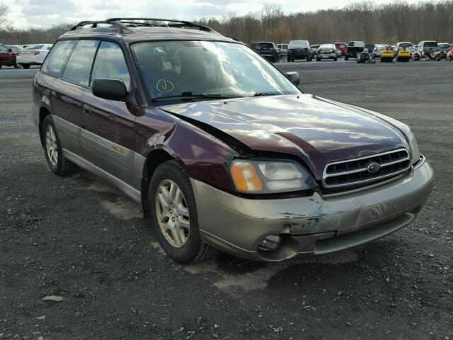 4S3BH6654Y7633370 - 2000 SUBARU LEGACY OUT MAROON photo 1