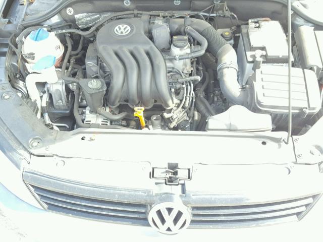 3VW2K7AJ8CM381811 - 2012 VOLKSWAGEN JETTA BASE 灰色 照片 7