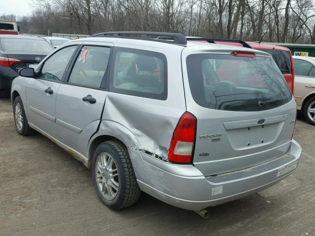 1FAHP36N96W164698 - 2006 FORD FOCUS ZXW SILVER photo 3