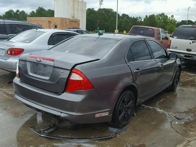 3FAHP0HA9BR137149 - 2011 FORD FUSION CHARCOAL photo 4