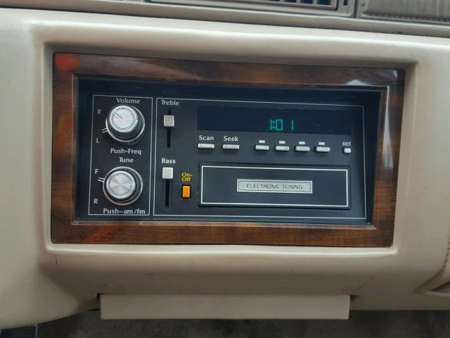 1G6CD5153J4335694 - 1988 CADILLAC DEVILLE WHITE photo 9