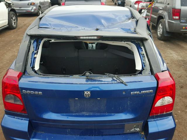 1B3HB28A99D179569 - 2009 DODGE CALIBER SE BLUE photo 9