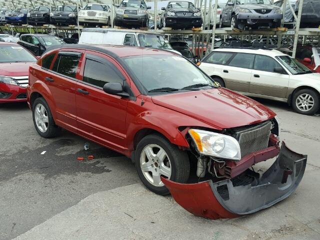 1B3HB48B98D788101 - 2008 DODGE CALIBER SX RED photo 1