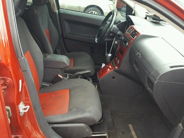 1B3HB48B98D788101 - 2008 DODGE CALIBER SX RED photo 5