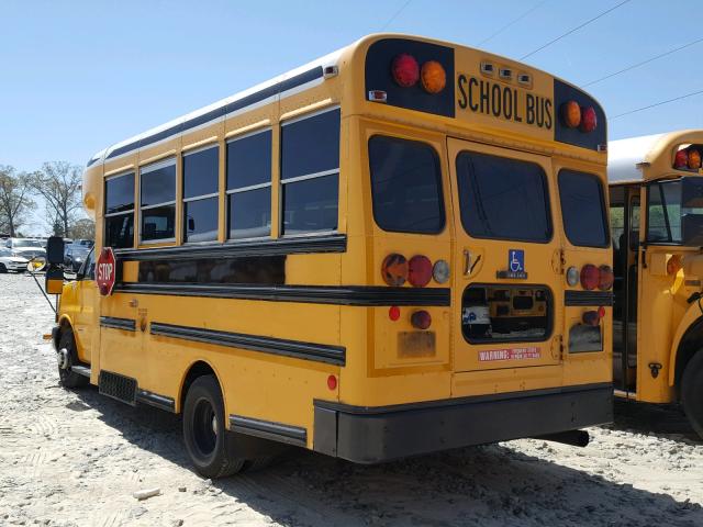 1GBJG316771230826 - 2007 CHEVROLET EXPRESS G3 YELLOW photo 3