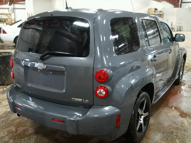 3GNCA13B59S504960 - 2009 CHEVROLET HHR LS GRAY photo 4