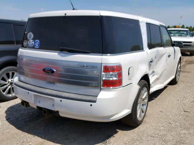 2FMEK63C89BA36180 - 2009 FORD FLEX LIMIT WHITE photo 4