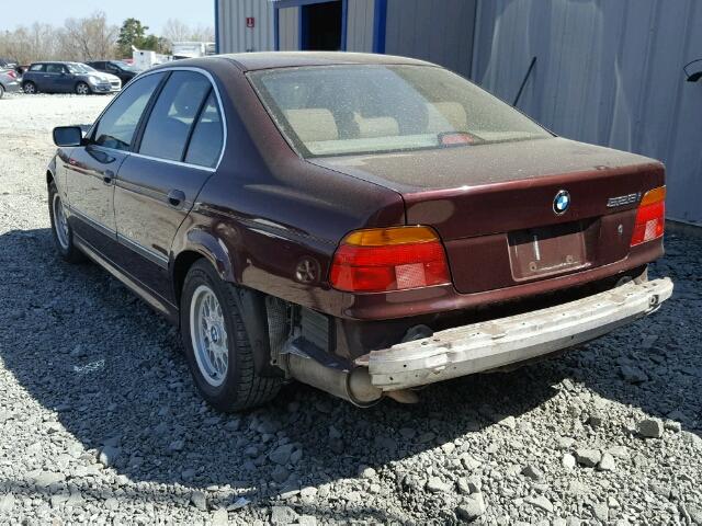 WBADD6323WGT96167 - 1998 BMW 528 I AUTO BURGUNDY photo 3