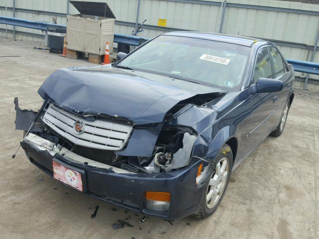 1G6DM57T970172298 - 2007 CADILLAC CTS BLUE photo 2