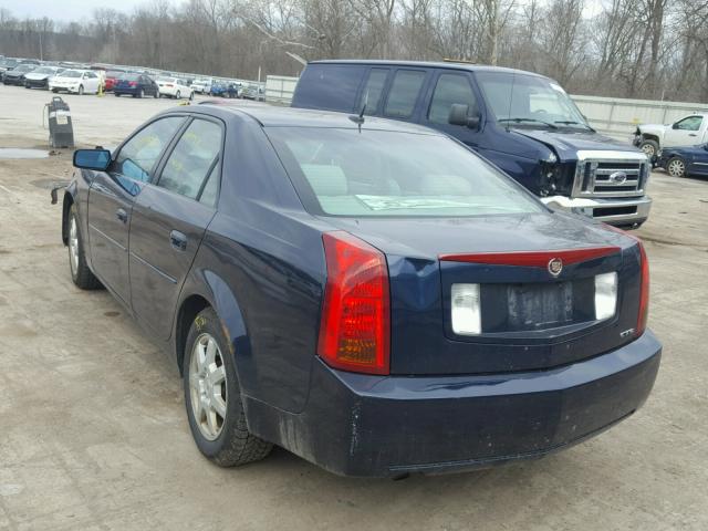 1G6DM57T970172298 - 2007 CADILLAC CTS BLUE photo 3