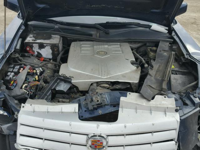 1G6DM57T970172298 - 2007 CADILLAC CTS BLUE photo 7