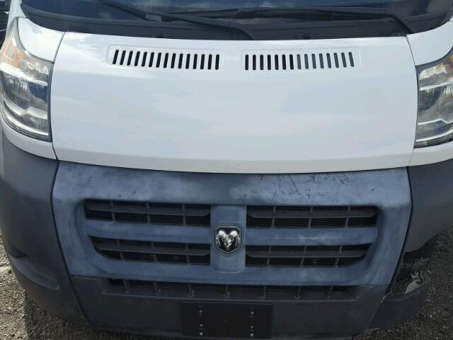 3C6TRVDG0EE116120 - 2014 RAM PROMASTER WHITE photo 7