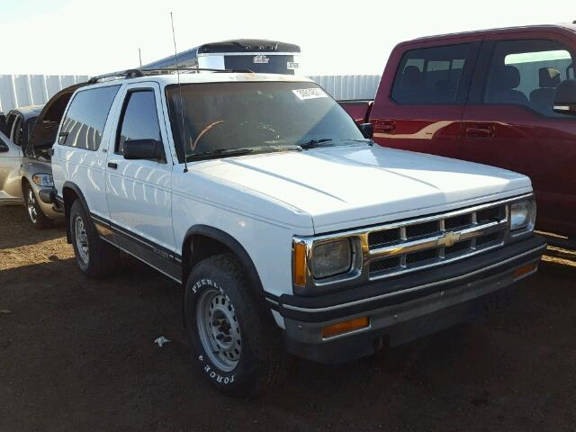 1GNCT18Z7P0120067 - 1993 CHEVROLET BLAZER S10 WHITE photo 1