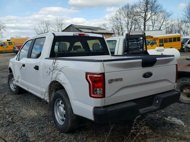 1FTEW1C87HKC00465 - 2017 FORD F150 SUPER WHITE photo 3