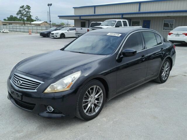 JN1CVBAP3DM712033 - 2013 INFINITI G37 BASE BLACK photo 2