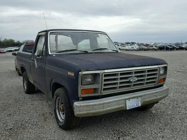 1FTDF15Y0FNA86538 - 1985 FORD F150 BLUE photo 1