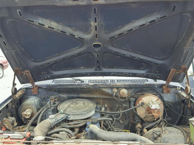 1FTDF15Y0FNA86538 - 1985 FORD F150 BLUE photo 7