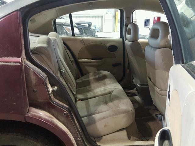 1G8AJ52F93Z111074 - 2003 SATURN ION LEVEL BURGUNDY photo 6
