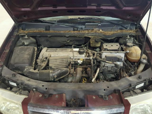1G8AJ52F93Z111074 - 2003 SATURN ION LEVEL BURGUNDY photo 7