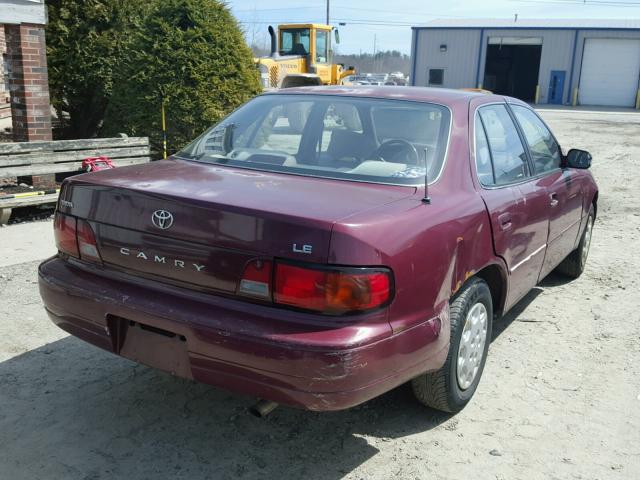 4T1BG12K5TU786282 - 1996 TOYOTA CAMRY DX RED photo 4