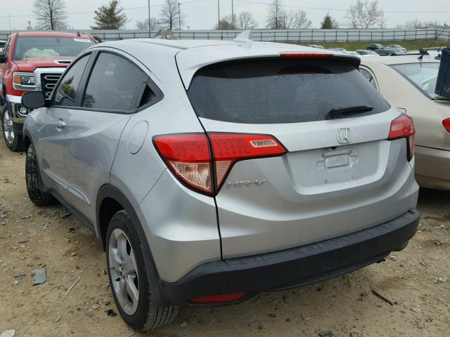 3CZRU5H31GM715166 - 2016 HONDA HR-V LX SILVER photo 3