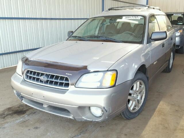 4S3BH675436622639 - 2003 SUBARU LEGACY OUT GRAY photo 2