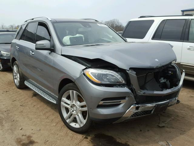 4JGDA5HBXFA534624 - 2015 MERCEDES-BENZ ML 350 4MA GRAY photo 1