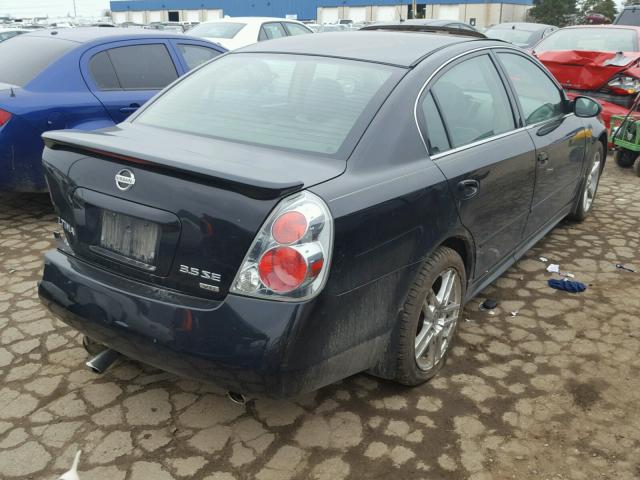 1N4BL11D25C380140 - 2005 NISSAN ALTIMA SE BLACK photo 4