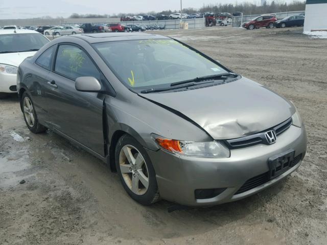 2HGFG128X6H531386 - 2006 HONDA CIVIC EX GRAY photo 1