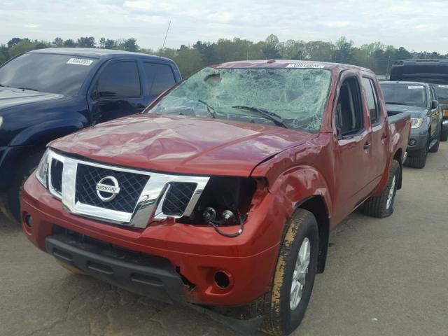 1N6AD0EV1HN775495 - 2017 NISSAN FRONTIER S RED photo 2