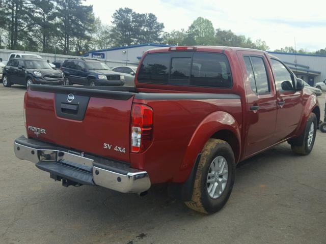 1N6AD0EV1HN775495 - 2017 NISSAN FRONTIER S RED photo 4