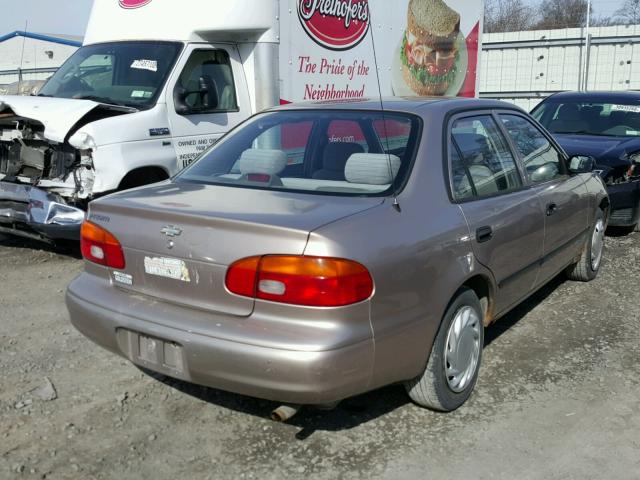 1Y1SK5287WZ413486 - 1998 CHEVROLET GEO PRIZM 金色 照片 4