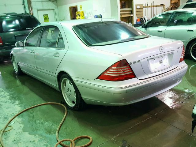 WDBNG75J35A439799 - 2005 MERCEDES-BENZ S 500 SILVER photo 3