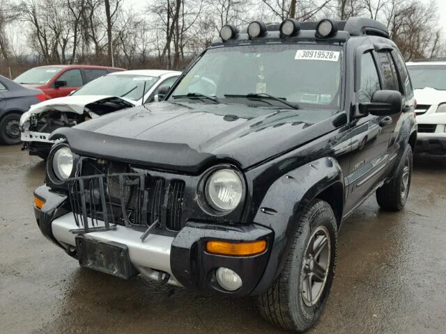 1J4GL38K53W713467 - 2003 JEEP LIBERTY RE BLACK photo 2