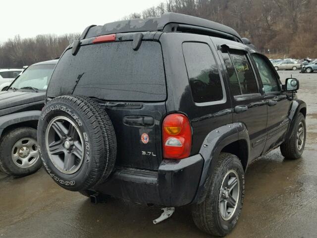 1J4GL38K53W713467 - 2003 JEEP LIBERTY RE BLACK photo 4